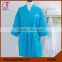 3001 Short Knee Length Cotton Bath Robes,Woman SPA Solid Waffle Cotton Robes