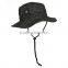 Guangjia Cap Manufacturer Wholesale Hot Selling Custom Blank Black Man Bucket Hat With String