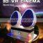2016 New Design 2 Seats 9D VR Egg Simulator 360 Degree Rotation Cinema Equipment