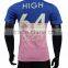 Wholesale silk painting logo soccer team jersey