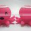 Pink rubber octopus sea animal squirt water toy