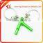 Super Pocket Available Customized Logo Aluminum Whistle Keychain