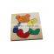 Bear shaped wooden toys puzzle