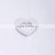 New fashion white ceramic accessories high quality heart jewelry fitting necklace and bracelet charm