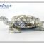Polyresin sea turtle table top for coastal home living