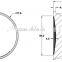 60deg Anti-dazzled Led Lens for 100w High Bay(GT-78-47)