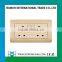 Four way louder speaker wall socket, wall switch socket