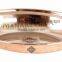 IndianArtVilla Handmade Steel Copper Serveware Dish Serving Oval Platter Plate 800 ML - Home Restaurant Hotel Kitchen Dining