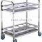 European Version Stainless Steel Two Layers Dining Cart