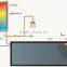 The balcony type hanging flat plate solar water heating system