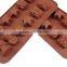 newest design chocolate Mini stars silicone Gift molds