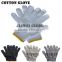 Blue PVC Dotted Cotton Glove PVC Dots Work Glove /Guantes De Algodon 031