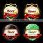 Self adhesive sticker label gold foil embossing labels accept custom order