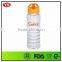 Custom logo plastic 750 ml drinking bottle with straw