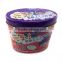 beautiful tin cans for fruit candy,cookies tin jar for kid,empty tin cans