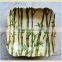 Rippled-Edge Bamboo Mixing Bowl with Printing Bamboo Images