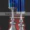 Glass Pillar holder, Metal Glass Pillar Holder, Home Decorative candle holder
