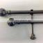 Double Dual Extendable Curtain Rod & Finial Set For Australia Market