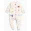 Accept paypal factory OEM Navy Print baby sleepsuits