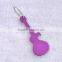 New arrival keychain, zinc alloy guitar key chain /ring, fashion stainless steel alloy keychain