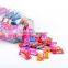 Jar Wrapped Fruit Bubble Gum Chewy Candy