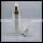 pump spraye sealing type and personal care industrial use acrylic 30ml 120ml waist silver cosmetic cream bottlel 60ml