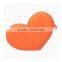 2016 Hot New Products Heart Shape Jelly Bag Silicone Key Bag