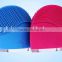 Newest face massage device with silicone material for cleaning, tighten and lift for home use