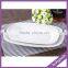 cheap white hotel resin oblong dish plate for sale