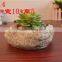 small decorative stone flower pot stone crafts