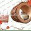 outdoor wild bird feeder log wood bird shelter