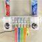 UV Light Toothbrush Sanitizer, Automatic Toothpaste Holder Wall Mount UV Light Toothbrush Sterilizer Set For Wholesale