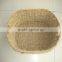oveal hand woven seagrass basket