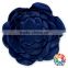 In Stock 9 Colors Wholesale Fashion Cute Decoration Handmade Hair Wedding Flowers 4" Burned Satin Layered Flowers