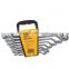 WT2718 Worksite Brand Hand Tools 8pcs Double Box End Wrench Set / Spanner