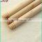 plain wood stick, broom stick with italian thread