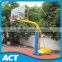 Luxury fixed basketball stand with protection pad