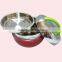 Apple Shape Stainless Steel Round Lunch Box With Handle