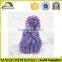 Twist texture custom knitted pom hat