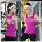 Wholesale Nylon Gym Wear Girls Compression Short Tops Black Women Running Top