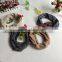 Acrylic black color fashion winter knitted round neck scarf factory