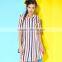 2015 Hot sale 100%cotton fabric casual dress tshirt dress