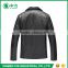 High Quality Windproof Men Black PU Motorcycle Leather Jacket