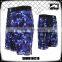 BLUE CAMO HIGH QUALITY FIGHT SHORTS FOR MEN MICROFIBER FABRIC