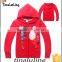 new boys red jackets with zipper fashion boys hoodies