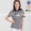 China manufacturer striped polo shirts cheap ladies polo shirt