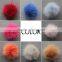 Myfur Top Quality Luxury Ball Animal Fur Pompom Shoe Accessory Shoes