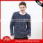 Mens high quality jacquard knit custom sweater for wholesale