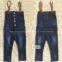 New Hot Girls Kids Childrens Denim Pants Overalls Jeans Bib Casual Clothes Blue