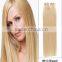  China most popular wholesale tape hair extension , remy hair